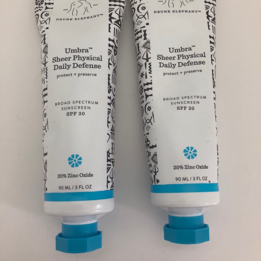 Two Drunk Elephant Sheer Umbra SPF 30. NWT